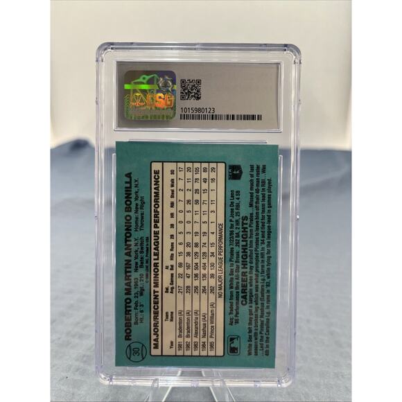 1986 Donruss The Rookies #30 Bobby Bonilla GRADED CSG 8 NM/Mint - Picture 2 of 5